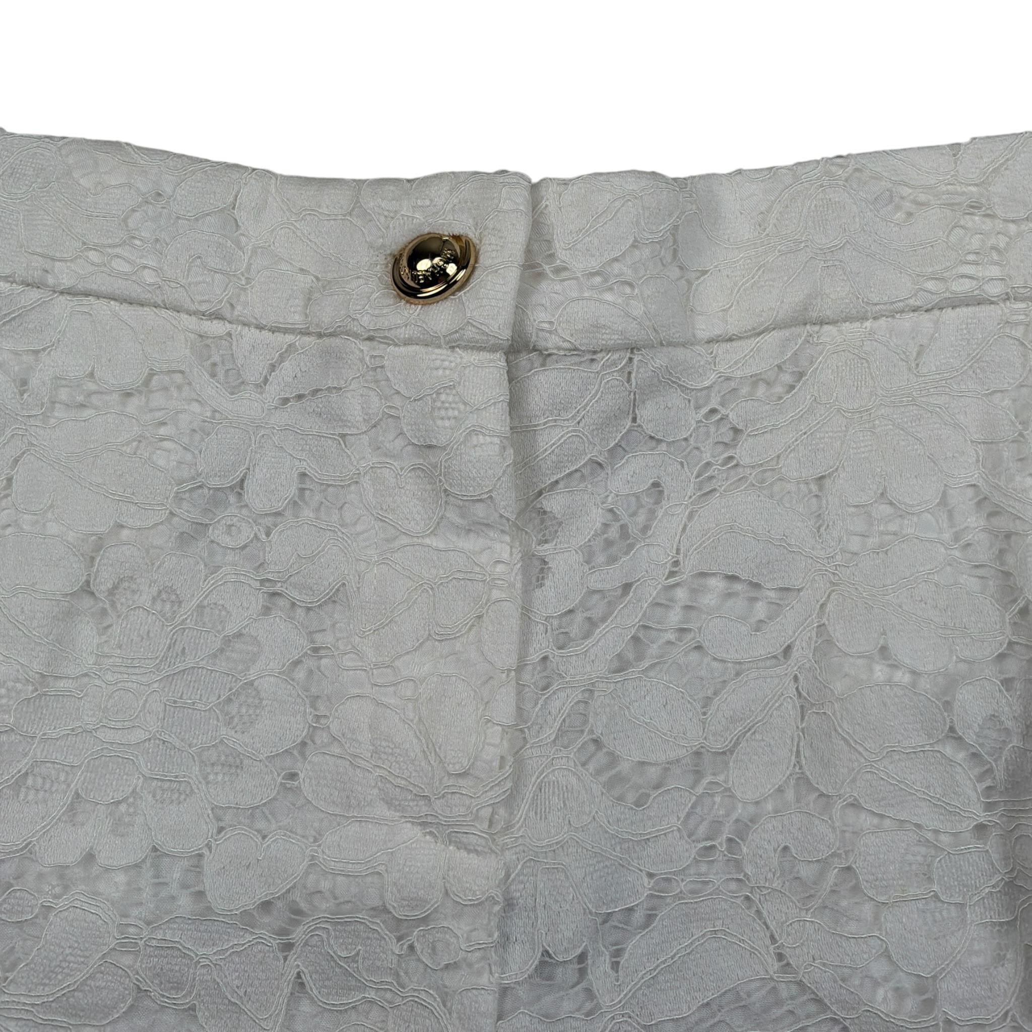 Michael Kors Short tinta unita con Ricami Bianco per Bambina R30413XX BIANCO MICHAEL KORS 