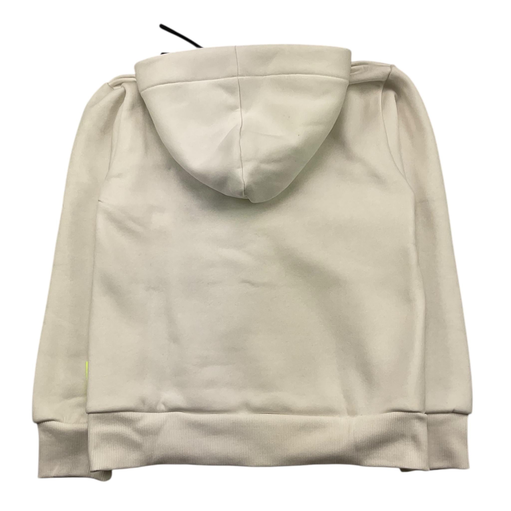 ICON felpa chiusa con cappuccio tinta unita con logo Bianco per Bambino IBS200358 BIANCO ICON 