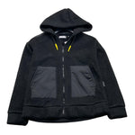 OVER-D felpa con zip e cappuccio tinta unita Nero per Bambino OK1769SFL NERO OVER-D 