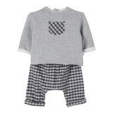 TEDDY E MINOU completo 2 pezzi shirt-pantalone Grigio per Neonato I24CP036C3155 GRIGIO TEDDY E MINOU 
