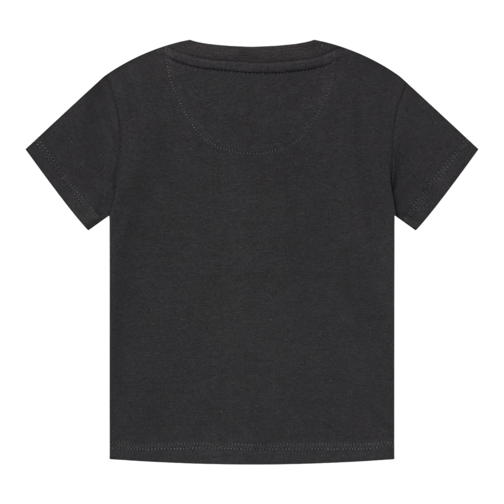 Calvin Klein T-Shirt tinta unita con Logo Nero per Neonato IN0IN00001XX NERO CALVIN KLEIN 
