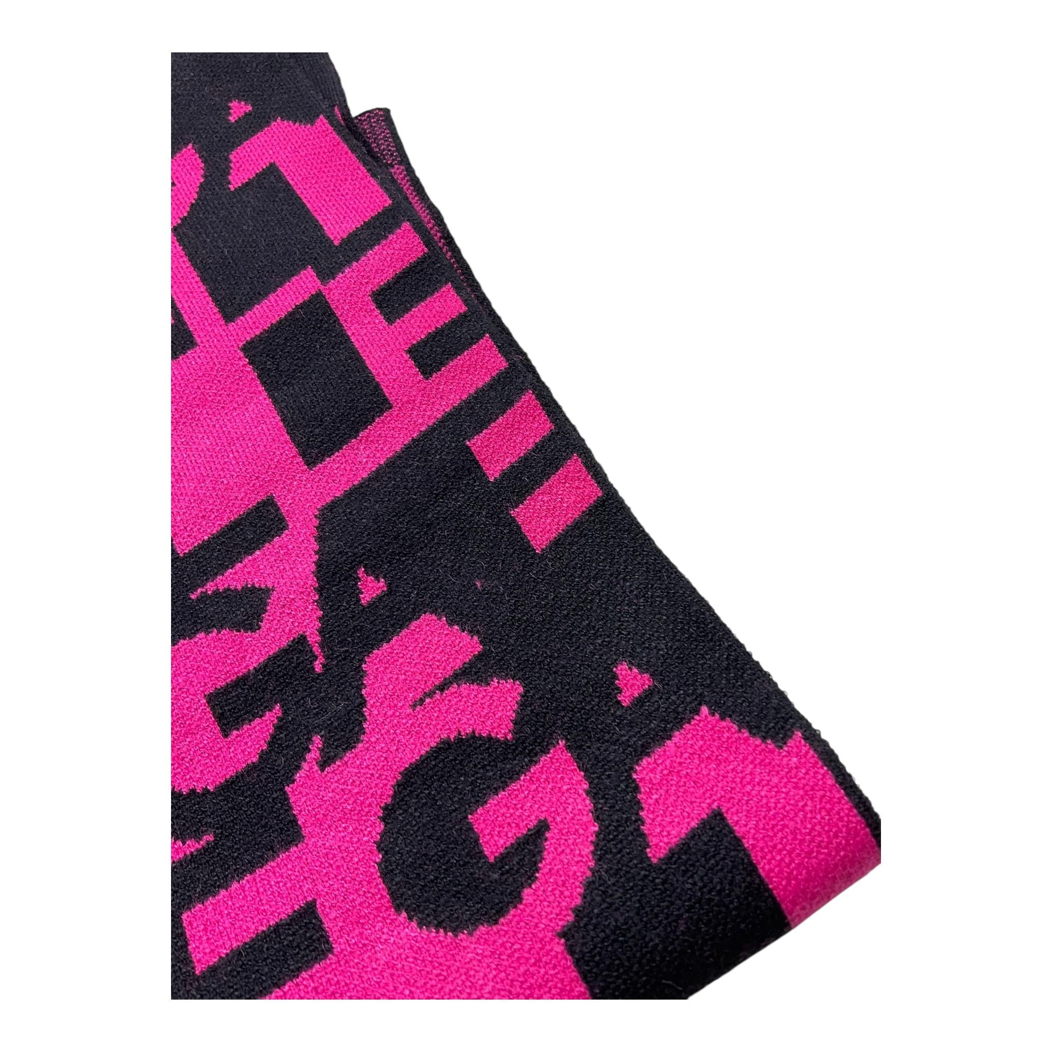 GAELLE sciarpa tinta unita logata Nero per Bambina 2741SLC00505 NERO GAELLE 