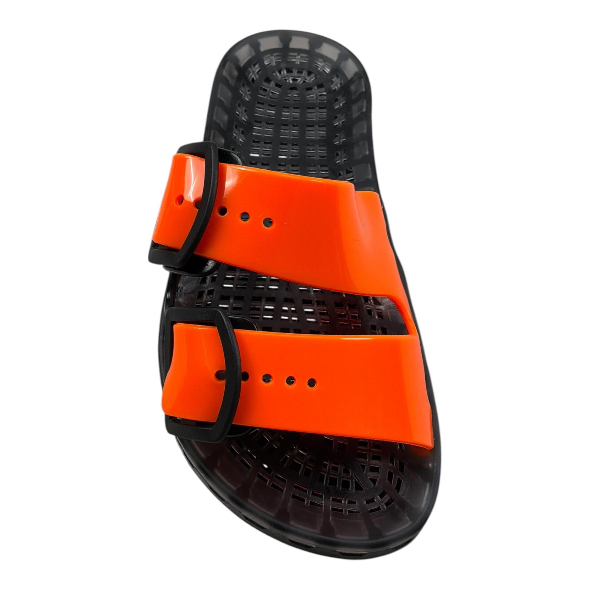 Sensi Ciabatta Bicolore per Bambino 4151 NERO/ARANCIONE SENSI 