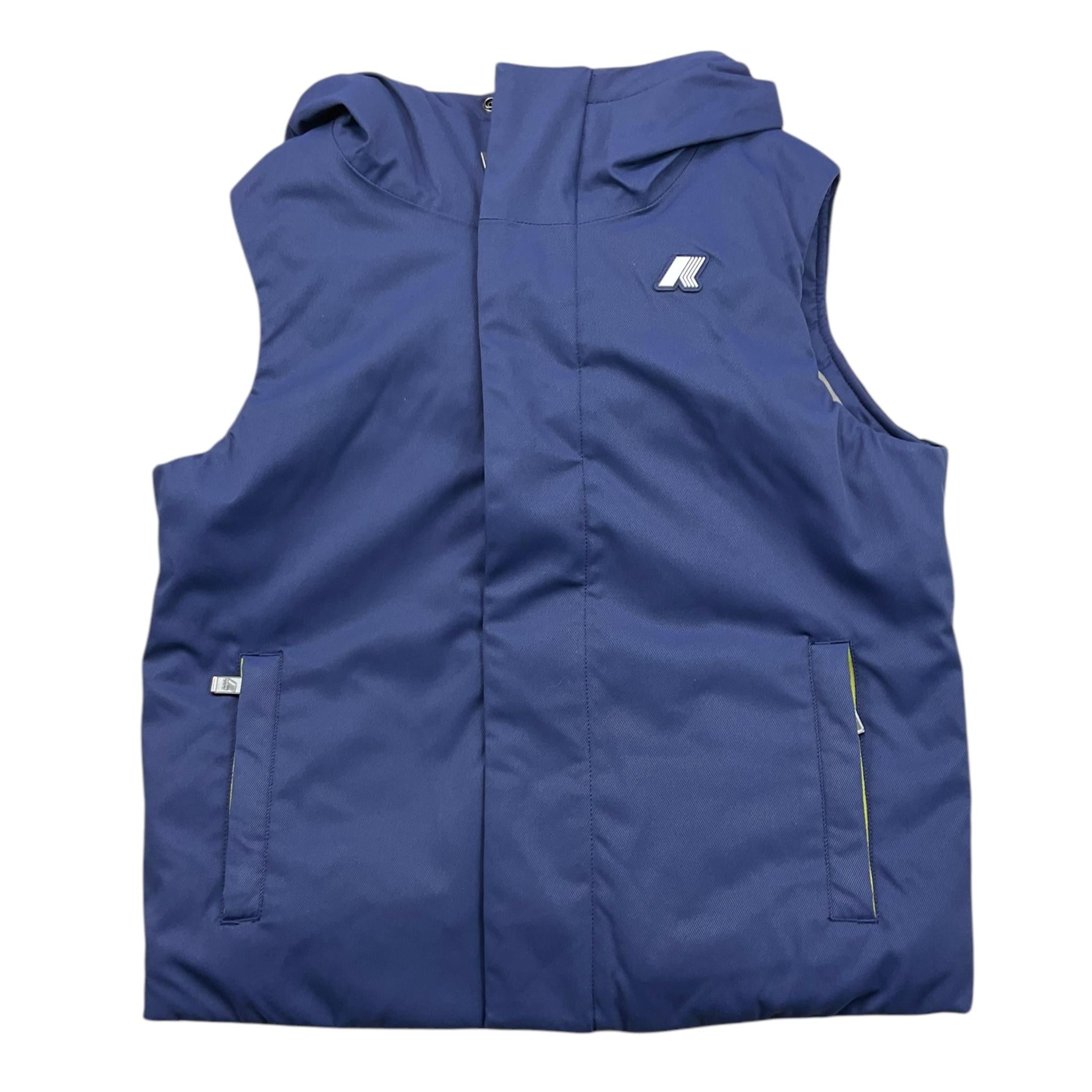 K-WAY giubbino tinta unita con zip smanicato  Blu per Bambino K2135TW BLU K-WAY 
