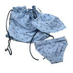 Sarabanda Set 3 Pezzi Costume-Cappello-Sacca per Neonato 38337 AZZURRO SARABANDA 