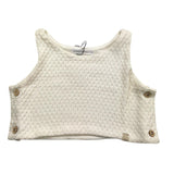Bamboom+Babies Solid Color Top with White Embroidery for Baby Girl