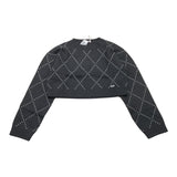 LIU JO maglia girocollo tinta unita con applicazioni Nero per Bambina GF4137MS16G NERO LIU JO 