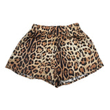 4Giveness Short Tinta Unita con Fantasia Maculata per Bambina FGCG3933 MARRONE 4GIVENESS 