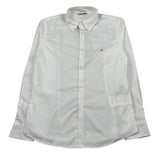 Manuel Ritz Camicia Manica Lunga Tinta Unita con Logo per Bambino MR0263X BIANCO MANUEL RITZ 