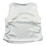 Lu Lu By Miss Grant Canotta Tinta Unita con Arriccio Laterale per Bambina LL3454 BIANCO LU LU BY MISS GRANT 