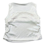 Lu Lu By Miss Grant Canotta Tinta Unita con Arriccio Laterale per Bambina LL3454 BIANCO LU LU BY MISS GRANT 