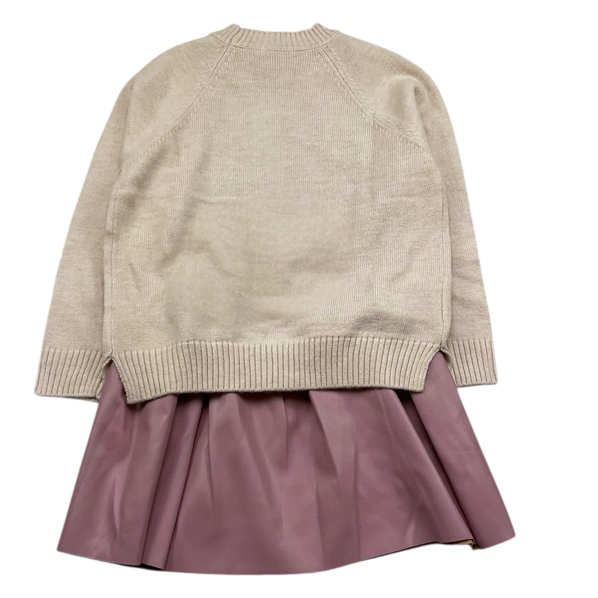 MAYORAL set maglia-abito bicolore Beige/rosa per Bambina 425 BEIGE/ROSA MAYORAL 