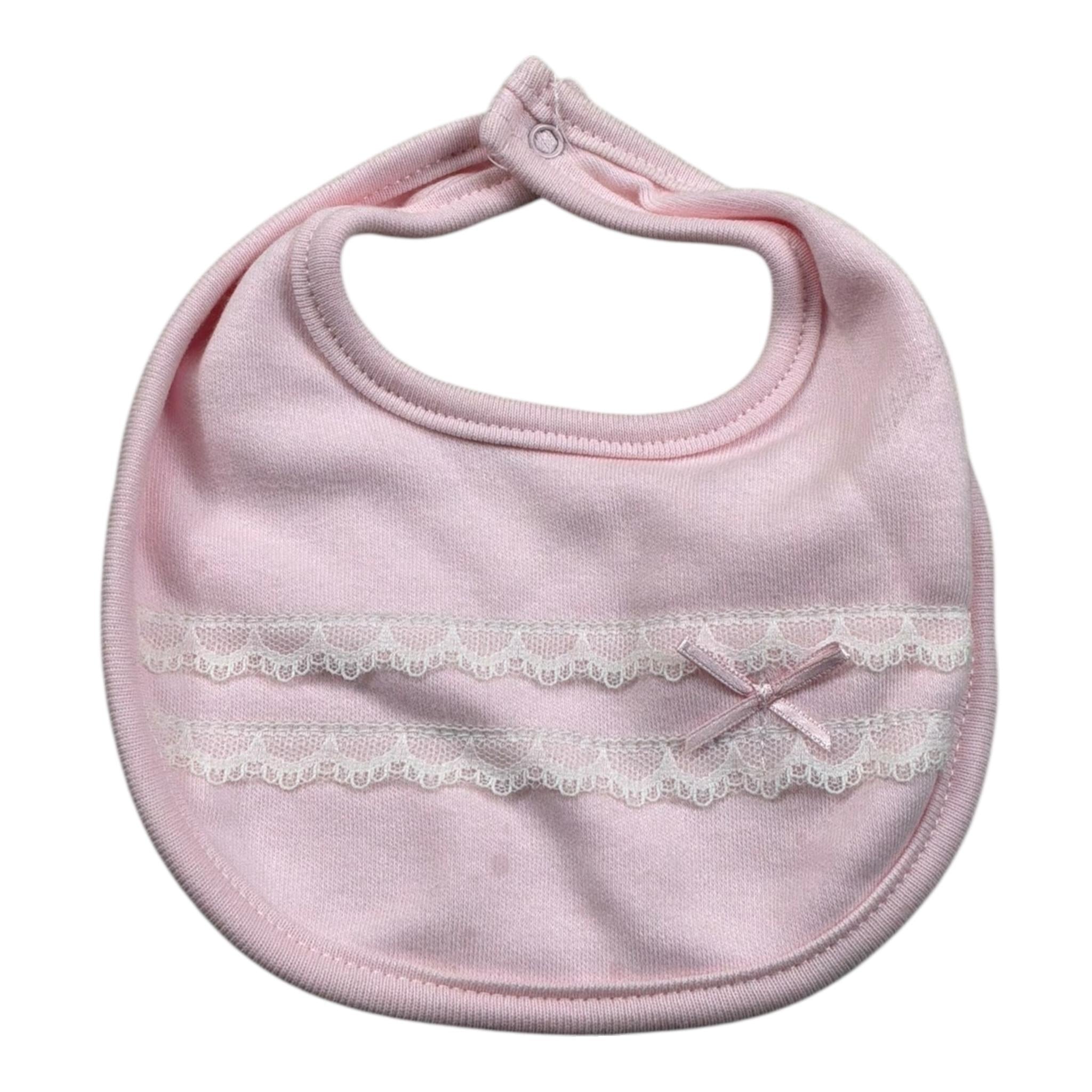 Calamaro Bavetta Tinta Unita per Neonata BVCL ROSA CALAMARO 