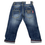 PATRIOT jeans tinta unita con strappi Blu per Bambino PB4F2WPBK23 BLU PATRIOT 