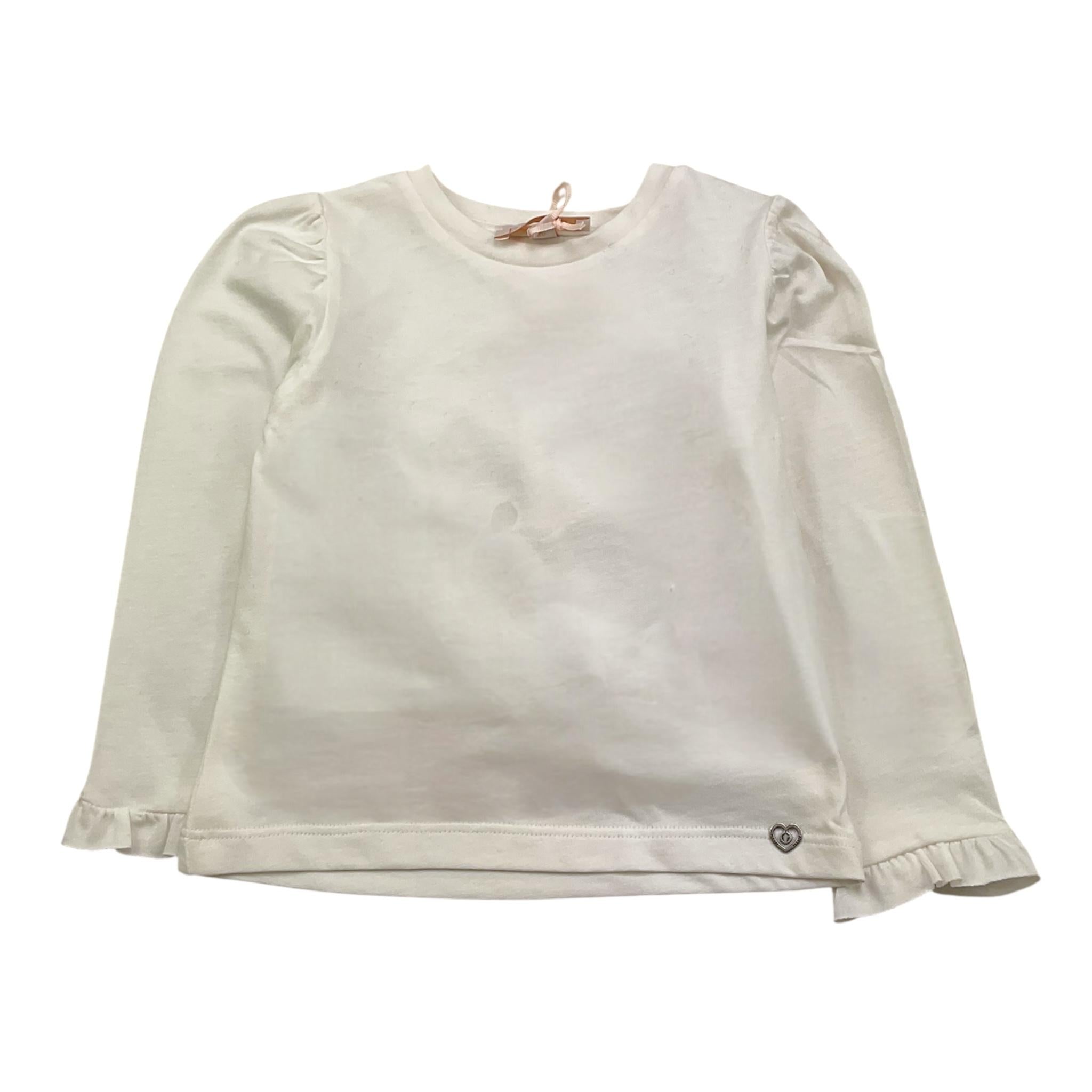 PLEASE shirt girocollo tinta unita Bianco per Neonata ML85030G65 BIANCO PLEASE 