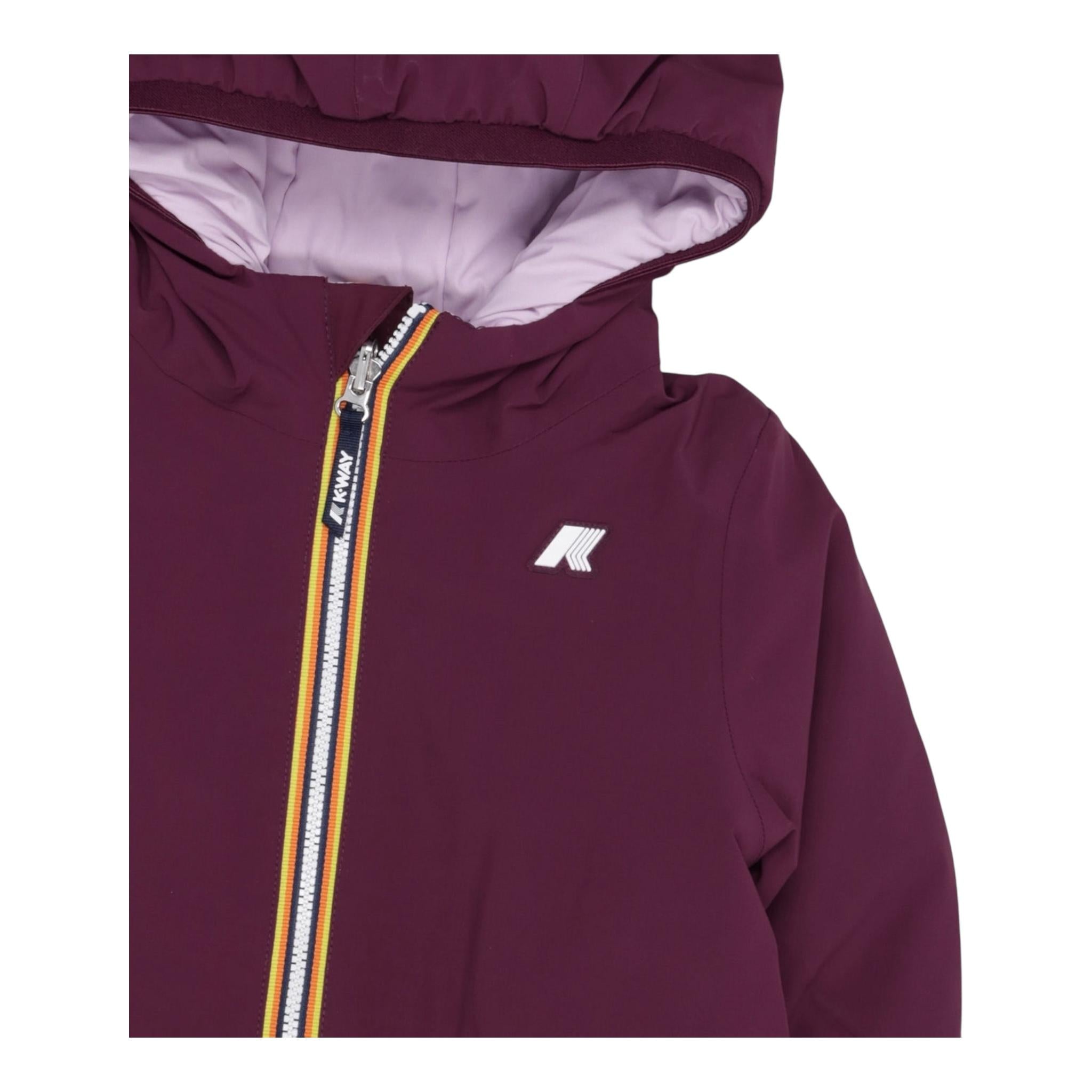 K-WAY giubbino bicolore reversibile  Bordeaux/lilla per Neonata K71338WXX BORDEAUX/LILLA K-WAY 