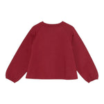 ETRO felpa girocollo tinta unita con stampa Bordeaux per Bambina GV4A20 BORDEAUX ETRO 