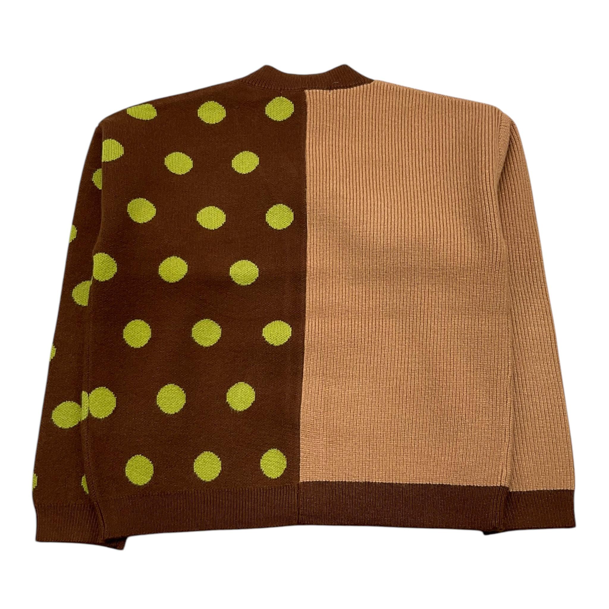 TO be too cardigan bicolore fantasia a pois Marrone per Bambina TFBF24M663 MARRONE TO be too 