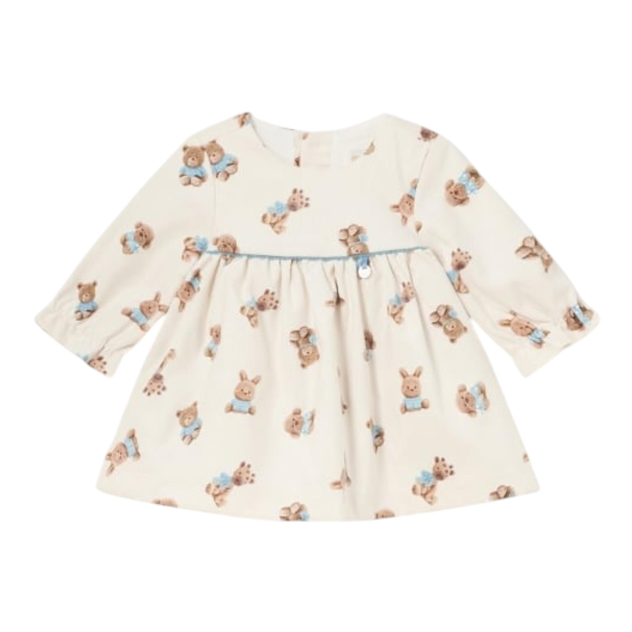 MAYORAL abito tinta unita con stampa  Beige per Neonata 2810X BEIGE MAYORAL 