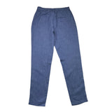 Exclusive Solid Color Pants With Elastic Waist Blue For Boys