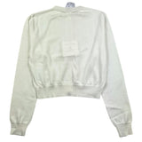 Simonetta Plain Cream Cardigan For Girls