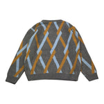 EMANUEL PRIS maglia tinta unita con fantasia astratta Grigio per Bambino EMG7093B GRIGIO EMANUEL PRIS 