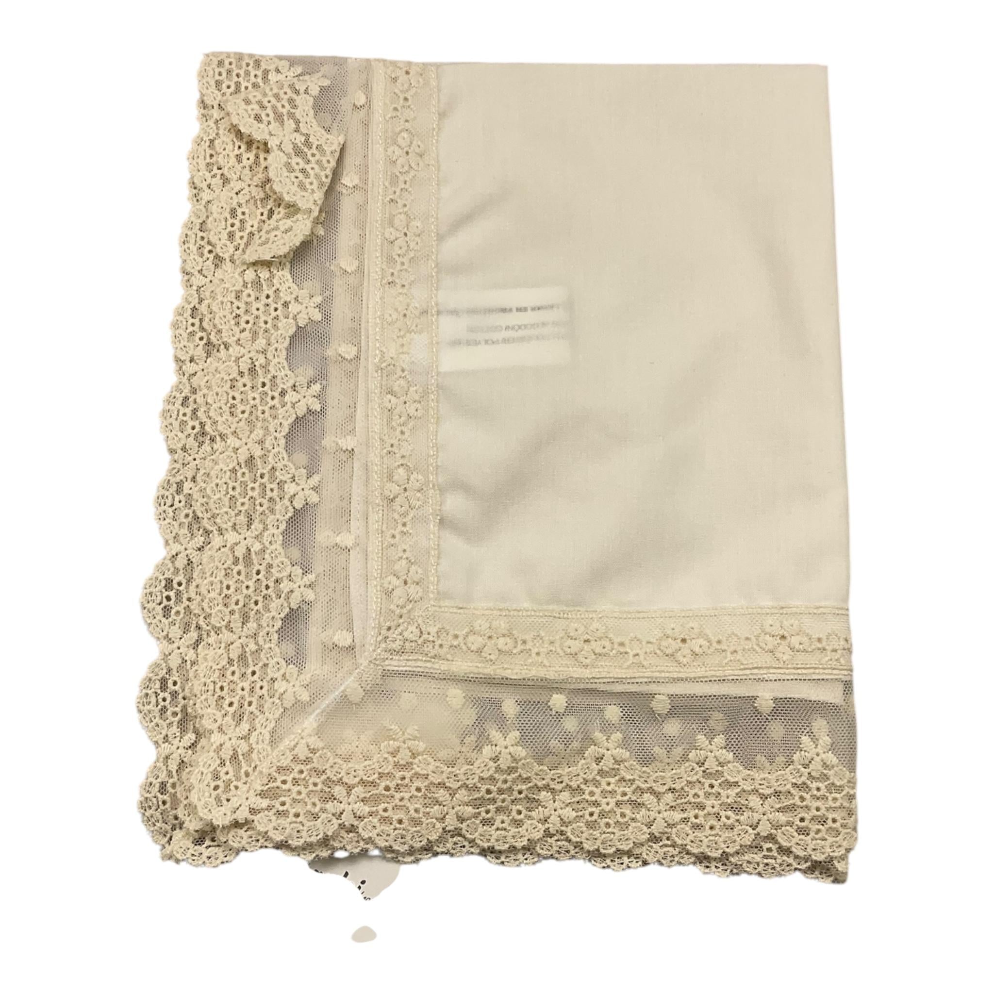 GRANLEI fazzolletto tinta unita Avorio per Neonata 224196 AVORIO GRANLEI 