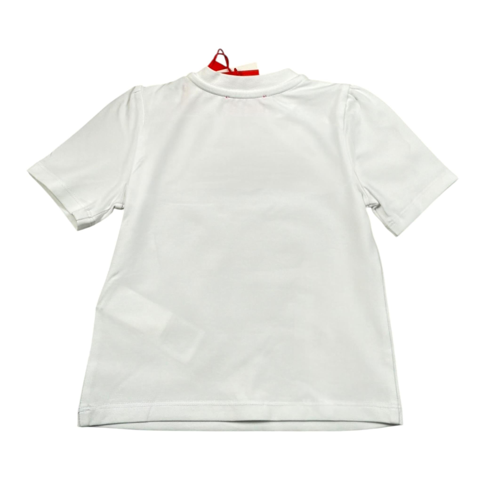 Diesel T-Shirt Girocollo Tinta Unita con Stampa per Neonato K005633 BIANCO DIESEL 