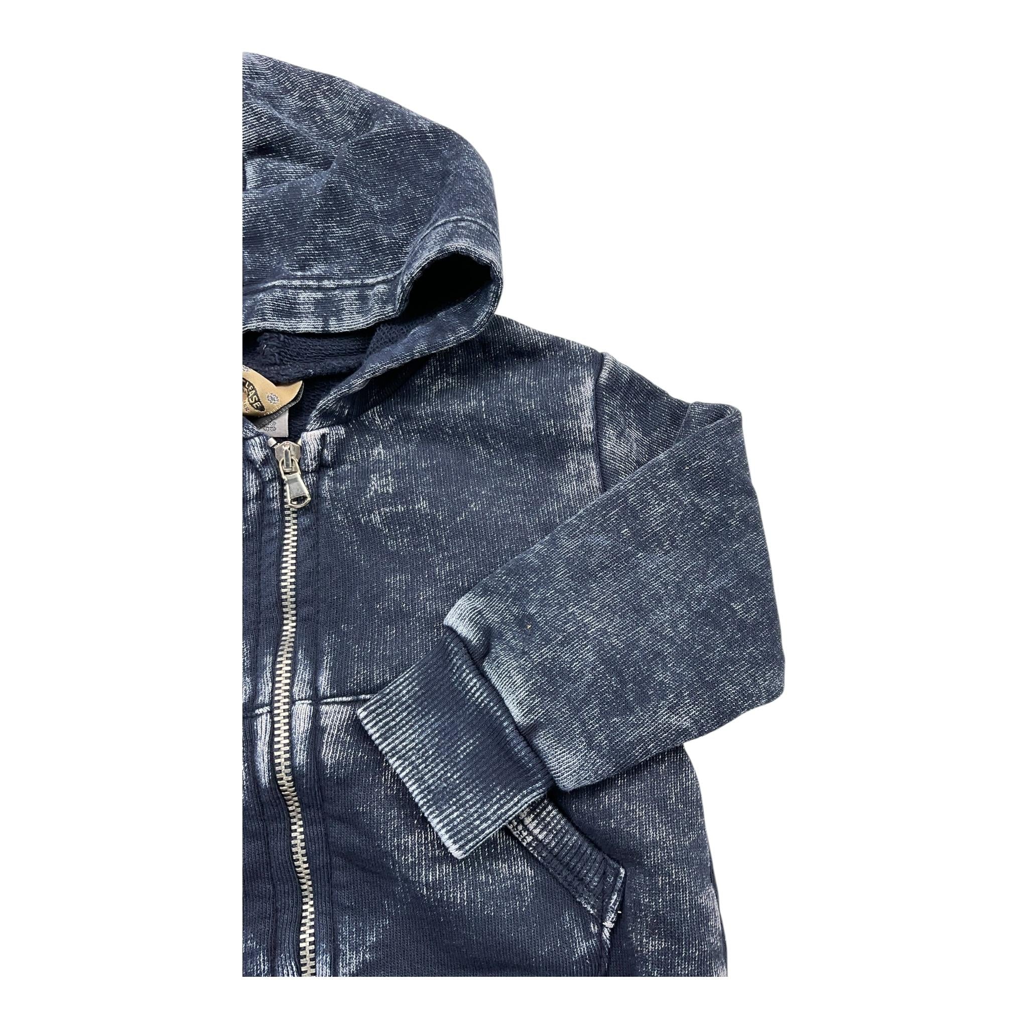 PLEASE felpa cn zip e cappuccio tinta unita Blu per Neonato LK38040B13 BLU PLEASE 