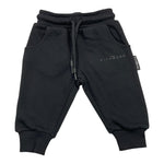 JOHN RICHMOND pantalone tuta tinta unita con logo Nero per Neonato RIA25014PA NERO JOHN RICHMOND 