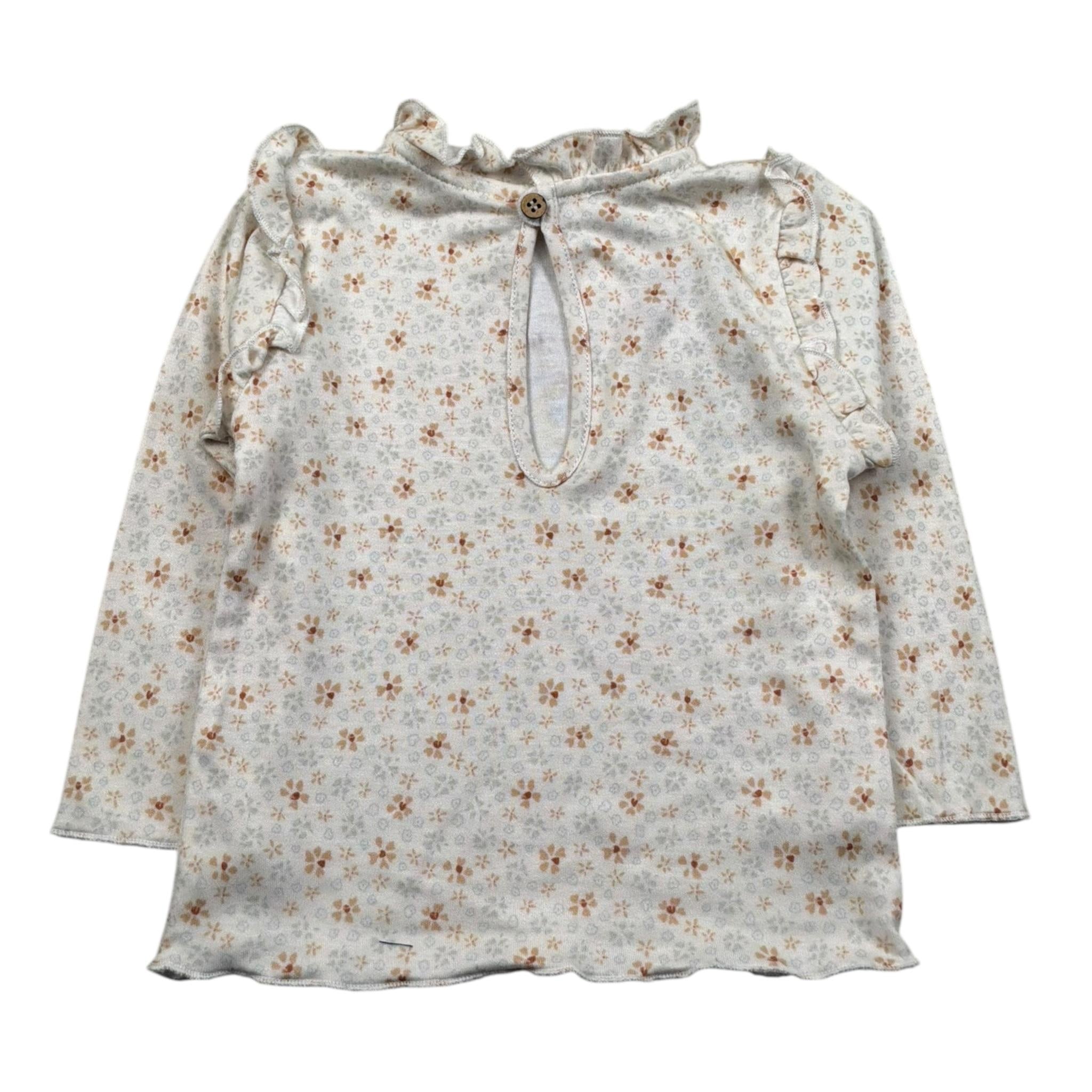 Bamboom+Babies Shirt Tinta Unita con Stampe per Neonata 864 PANNA BAMBOOM+BABIES 