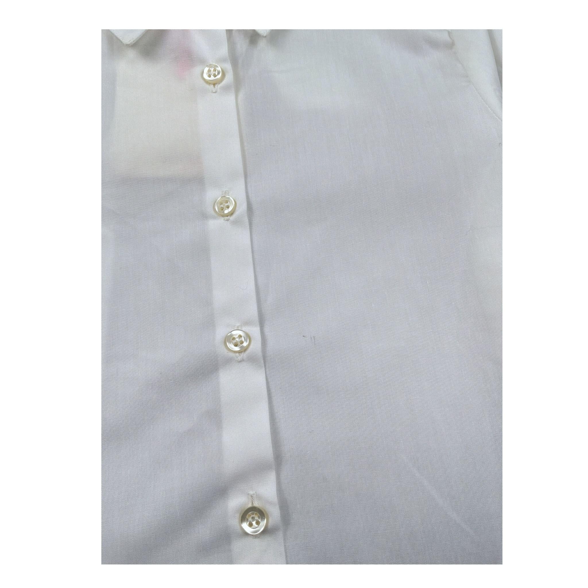 Vicolo Camicia Manica Lunga tinta unita Bianco per Bambina 3141C1193 BIANCO VICOLO 