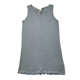 Caffe' D'Orzo Solid Color Blue Sleeveless Tank Top For Girls