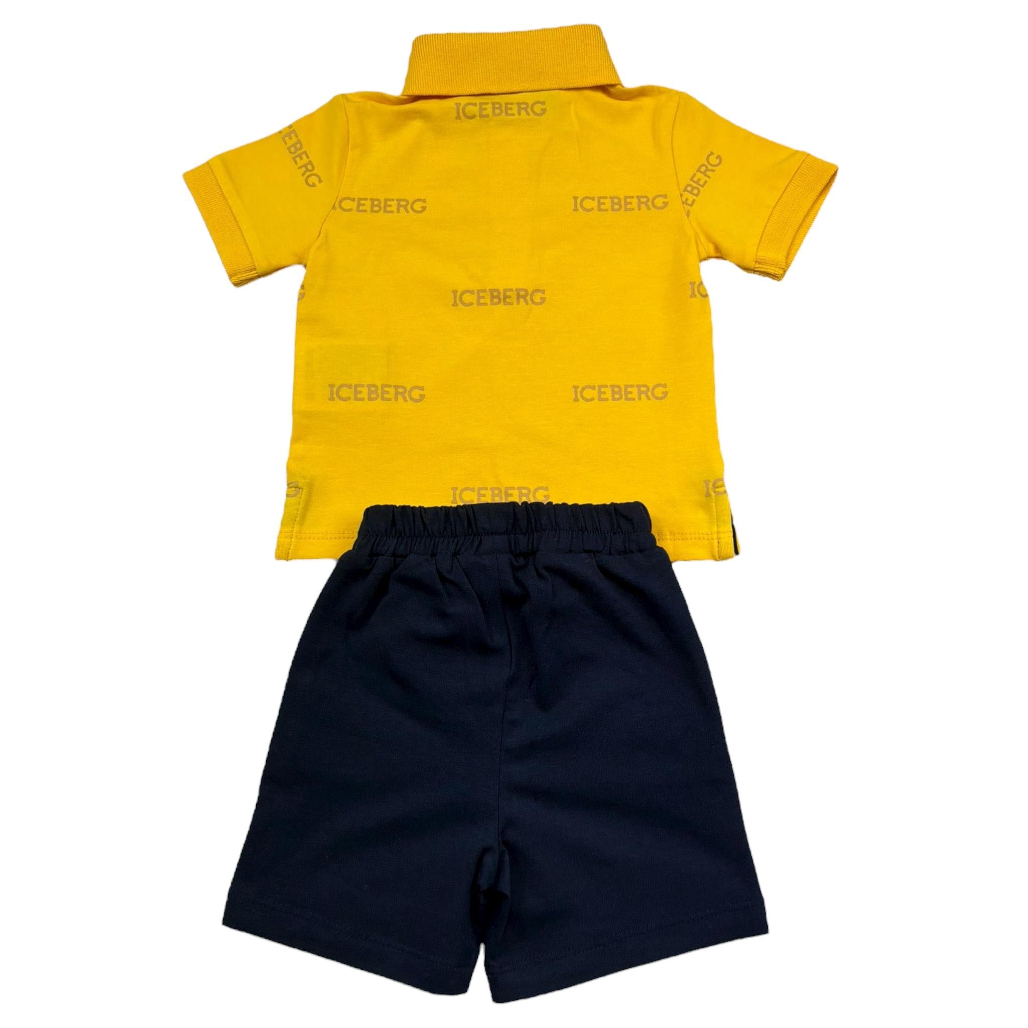Iceberg Completo 2 Pezzi Polo-Bermuda per Neonato CCICE5101N SENAPE ICEBERG 