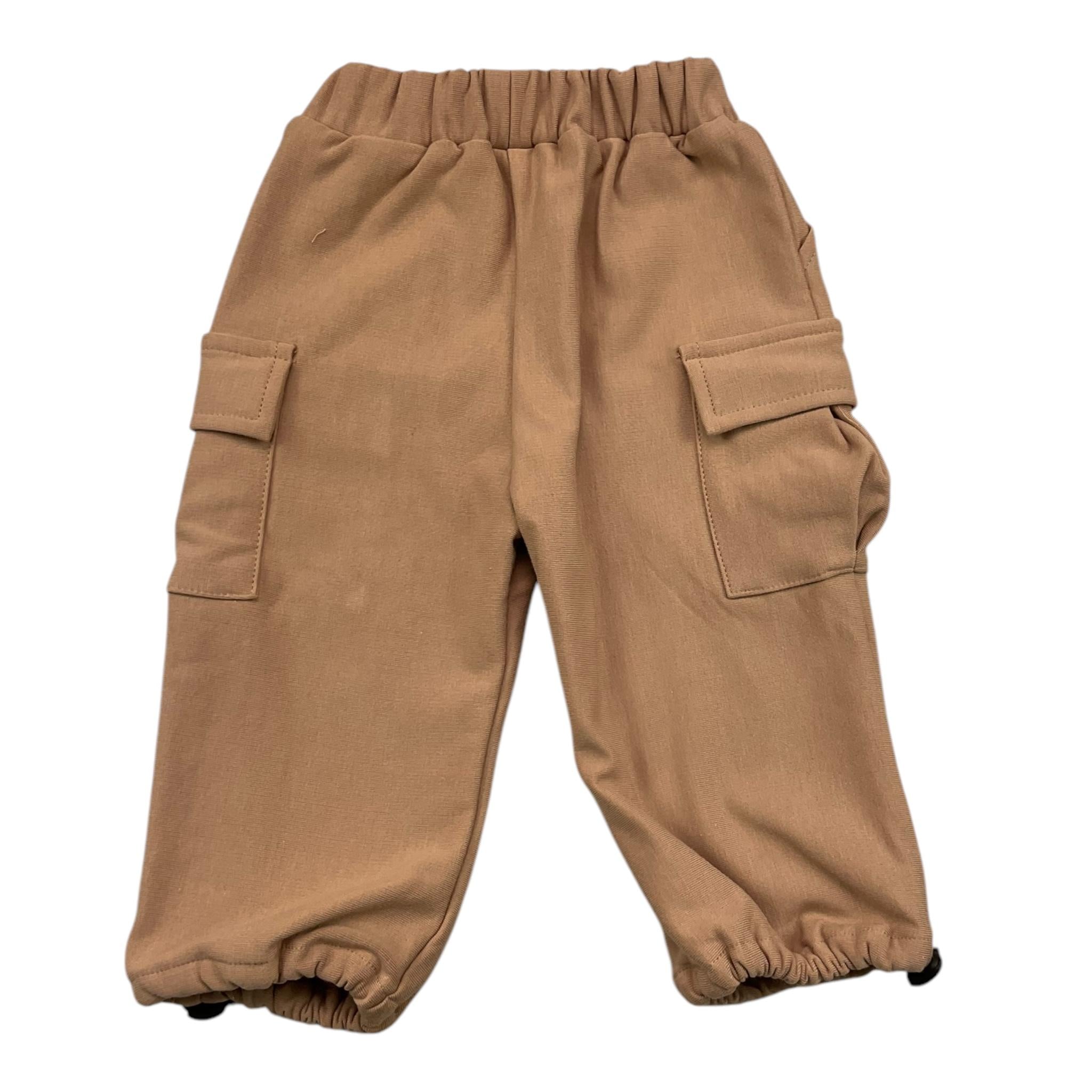 BAMBOOM+BABIES pantalone tinta unita con elastico in vita Beige per Neonato 693 BEIGE BAMBOOM+BABIES 