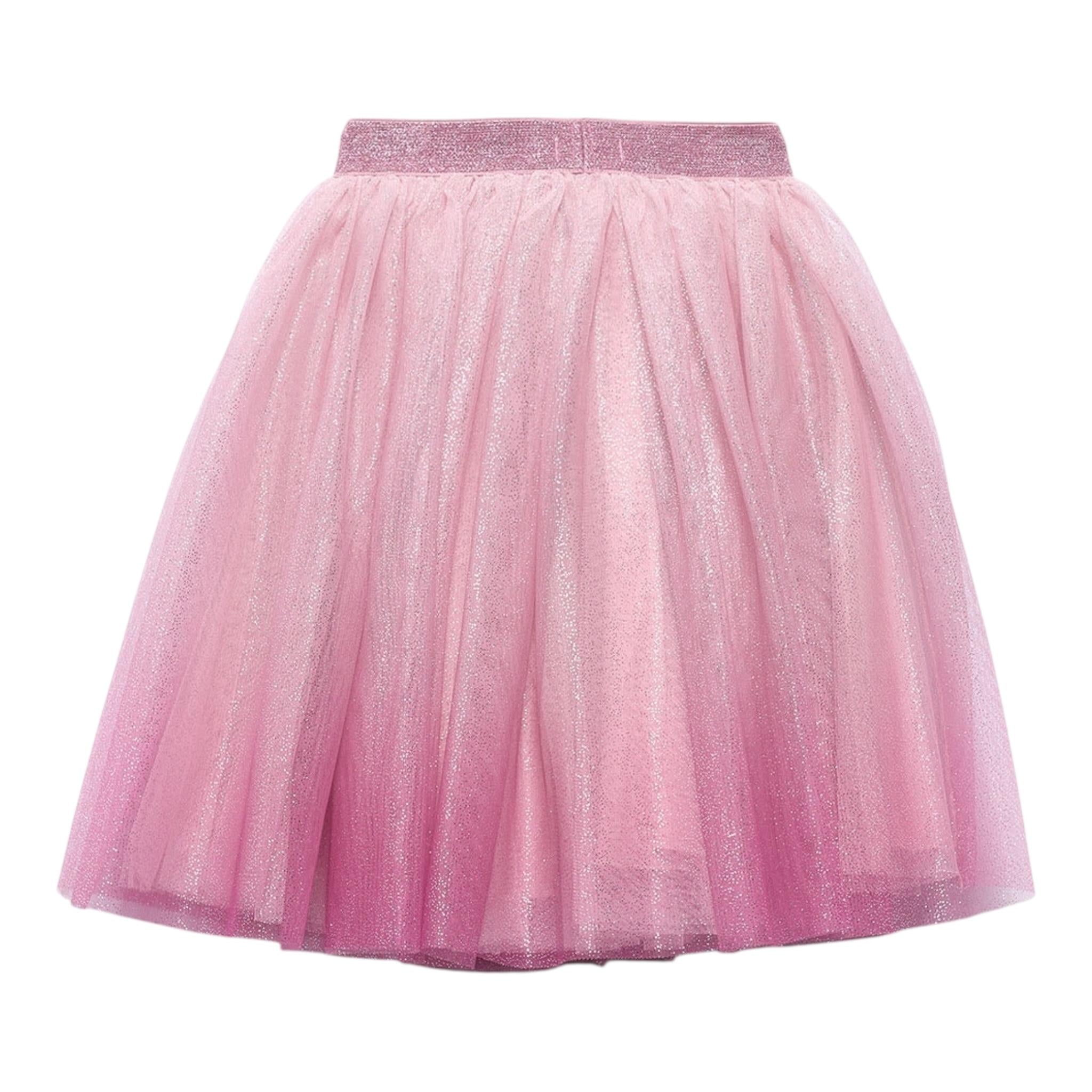ABEL & LULA gonna gliterata tinta unita con elastico in vita Rosa per Bambina 5517 ROSA ABEL & LULA 