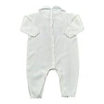 Le Coconne Tutina Tinta Unita con Ricami per Neonata LCN1940 PANNA LE COCONNE 