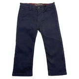 Guess Plain Trousers With Adjustable Waistband Blue For Newborn