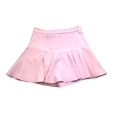 Lalalu' Solid Color Skirt With Ruffles And Elastic Waist Pink For Girls