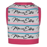 Marc Ellis Top Giromanica tinta unita con Stampa Bianco per Bambina JMJTP01201X BIANCO MARC ELLIS 