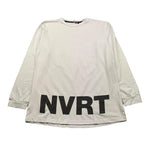 NEVER TOO shirt girocollo tinta unita con logo Bianco per Bambino NT1455R BIANCO NEVER TOO 