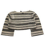 Dixie shirt Bicolore Traforata Modello Crop per Bambina LB06231G74X BIANCO/NERO DIXIE 