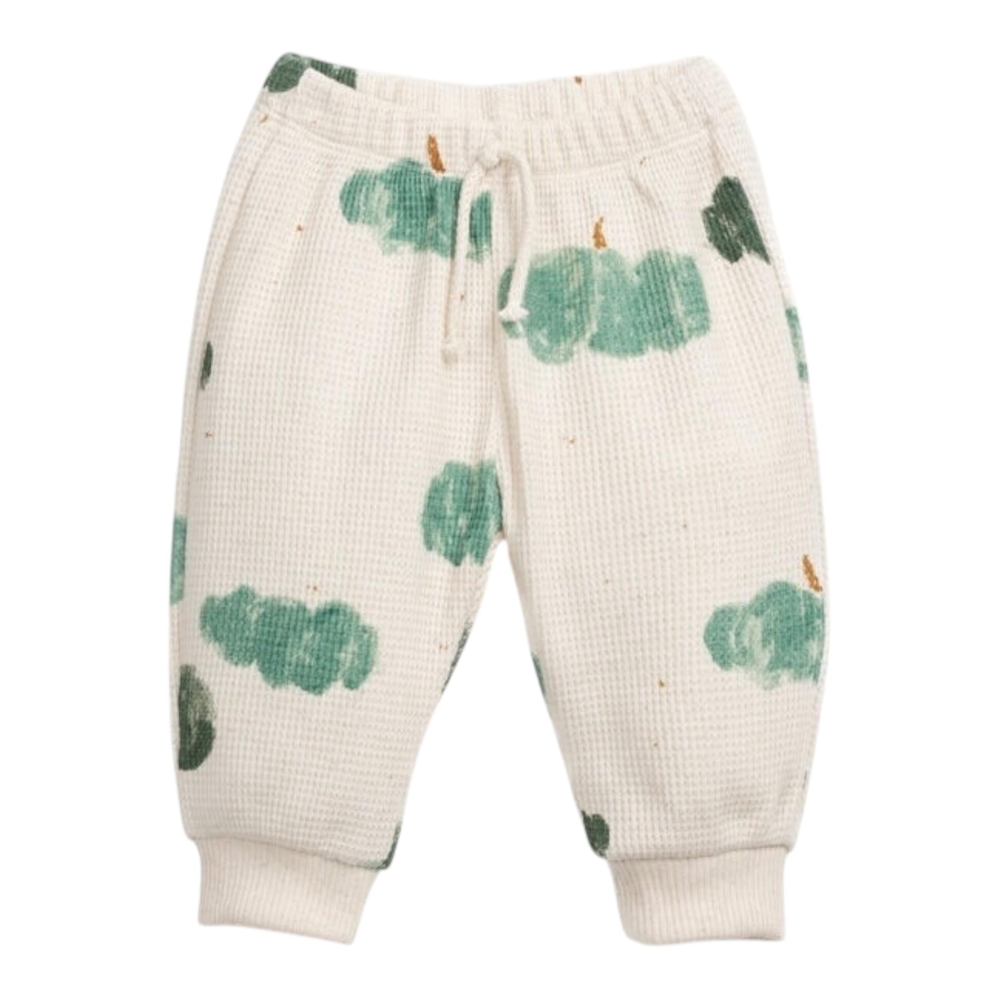 PLAY UP pantalone tinta unita con fantasia Beige per Neonato PA011AP11604 BEIGE PLAY UP 