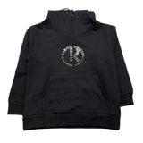 RELISH felpa tinta unita con cappuccio e brillantini Nero per Bambina RGA2401033022X NERO RELISH 