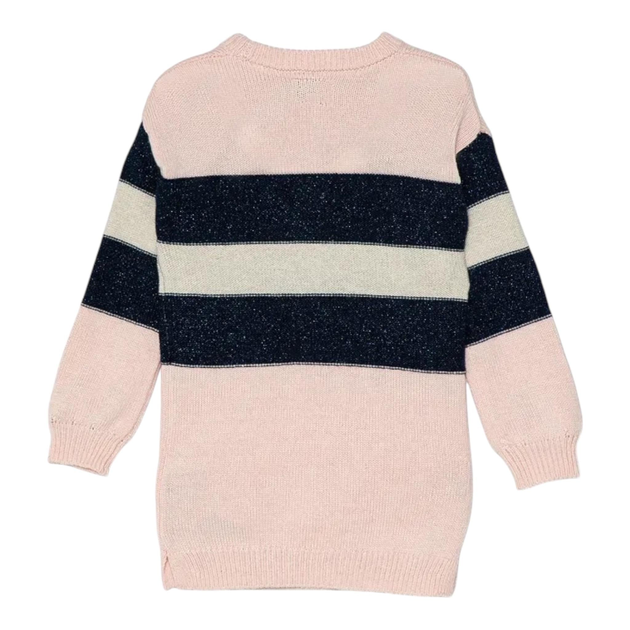 GUESS abito girocollo tinta unita con fantasia Rosa per Bambina K4BK03Z2V70 ROSA GUESS 