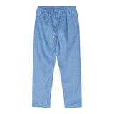 Trussardi Plain Trousers With Elastic Waist Light Blue For Newborn