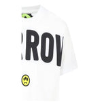 Barrow Kids T-Shirt Girocollo tinta unita con Stampa Bianco per Bambino S5BKJUTH063 BIANCO BARROW KIDS 