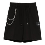John Richmond Bermuda Tinta Unita con Elastico In Vita per Bambino RBP25226BEX NERO JOHN RICHMOND 