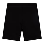 Dsquared2 Bermuda In Tuta Tinta Unita con Stampa per Bambino DQ2738X NERO DSQUARED2 