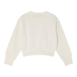 PATRIZIA PEPE felpa chiusa girocollo tinta unita con stampa Bianco per Bambina 7M0854 BIANCO PATRIZIA PEPE 